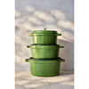 Cast Iron - Round Cocottes, 7 qt, Round, Dutch Oven, Pistachio, small 9