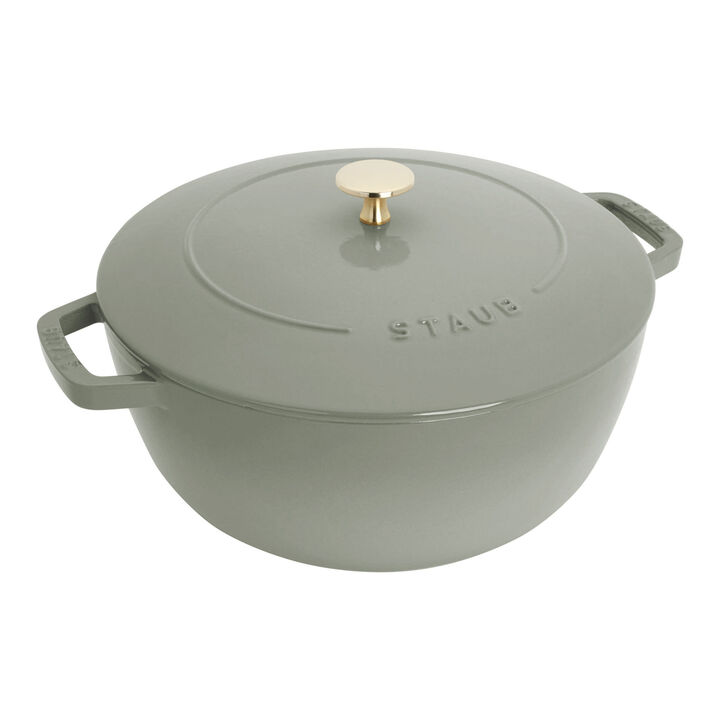 Cast Iron, 5.25 qt, Essential French Oven , eucalyptus, large 1