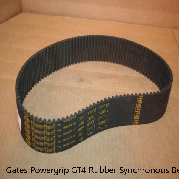 Gates Powergrip GT4 Rubber Synchronous Belt 1600mm L 8mm P 50mm W (1600-8MGT-50)