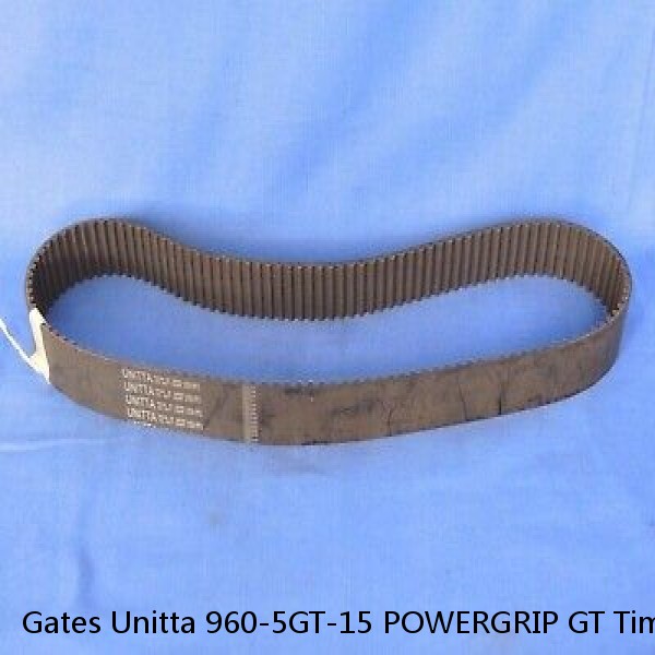 Gates Unitta 960-5GT-15 POWERGRIP GT Timing Belt 960mm L* 15mm W #1 small image