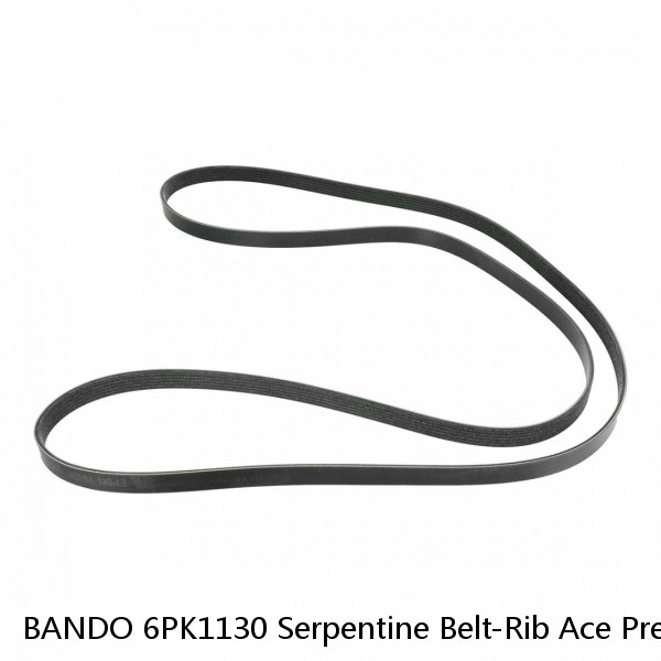 BANDO 6PK1130 Serpentine Belt-Rib Ace Precision Engineered V-Ribbed Belt  #1 small image