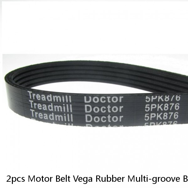 2pcs Motor Belt Vega Rubber Multi-groove Belt Multi-wedge Belt EPJ470 8 ribs #1 image