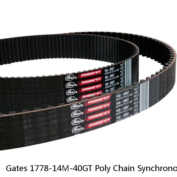 Gates 1778-14M-40GT Poly Chain Synchronous HTD Belt 9258-0110 #1 image
